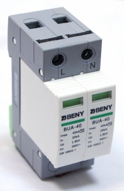 Устройство защиты от импульсных перенапряжений ZJBeny BUA-40/2 AC 40kA